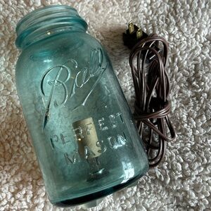 Antique Ball Mason Jar Lamp